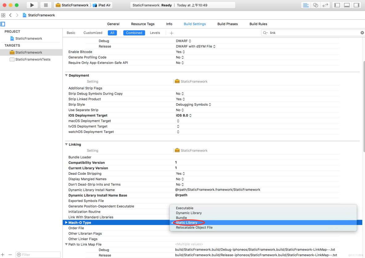 ios静态库framework区别 ios静态库使用framework还是a 